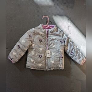 NWT Baby Gap Jacket Reversible Minnie Mouse